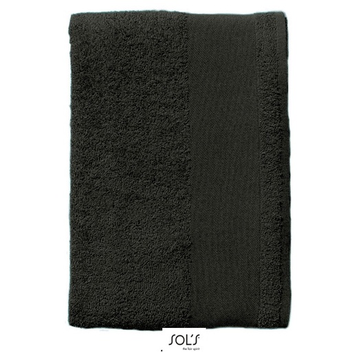 Ręcznik kąpielowy z bordiurą L899 - Dark Grey (Solid)