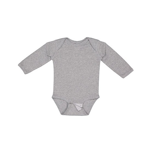 Body niemowlęce z długim rękawem LA4411N - Heather Grey