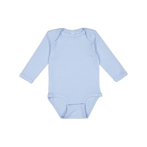 Body niemowlęce z długim rękawem LA4411N - Light Blue