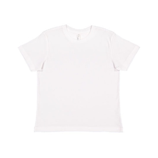 Bawełniany T-shirt Młodzieżowy LA6101 - White