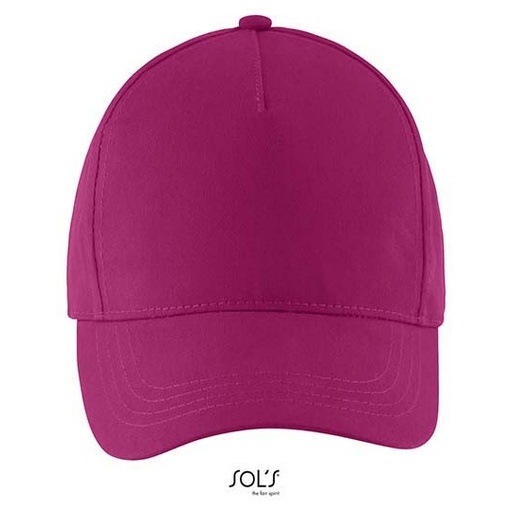 Czapka Pieciopanelowa Bawelniana LC88119 - Fuchsia