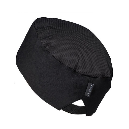 Czapka medyczna z elastycznym tyłem LF037F - Black