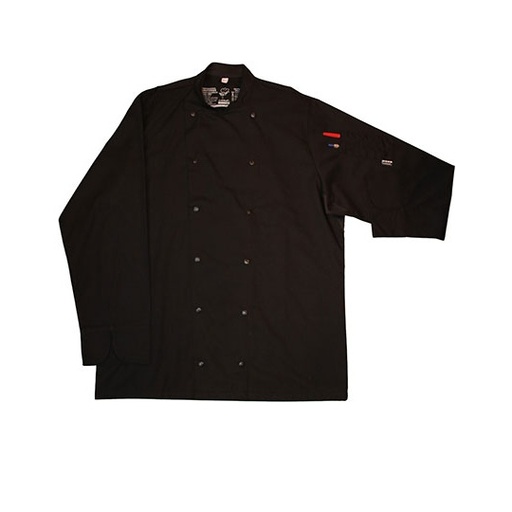 Kurtka szefa kuchni unisex z długim rękawem LF092 - Black