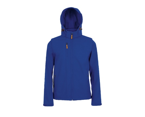Kurtka Softshell Unisex z odpinanym kapturem LP01647 - Royal Blue