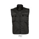 Bezrękawnik roboczy unisex z kieszeniami - Black