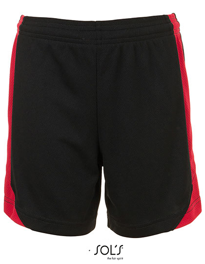 Spodenki kontrastowe Olimpico  - Black & Red