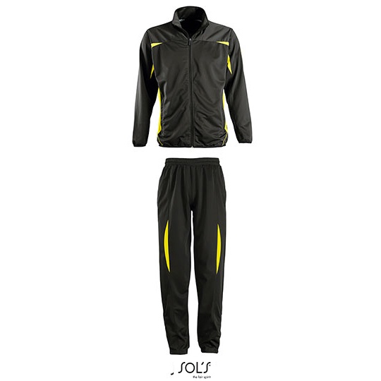Dres Klubowy z Długim Zamkiem - Black & Lemon