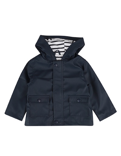 Kurtka Przeciwdeszczowa Wodoodporna Bawełniana LW035 - Navy