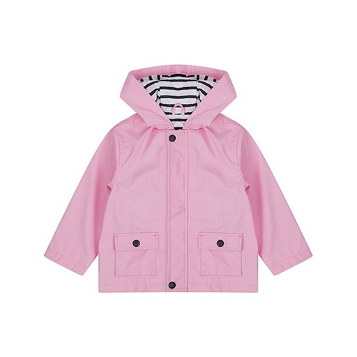 Kurtka Przeciwdeszczowa Wodoodporna Bawelniana LW035 - Candyfloss Pink