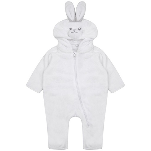 Kombinezon Dzieciecy Pluszowy z Kapturem LW073 - White