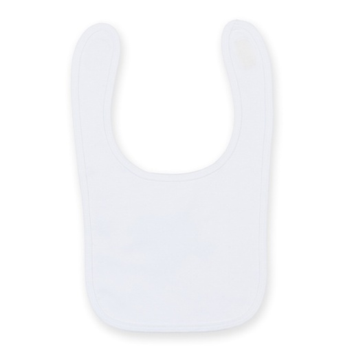 Śliniak Dwuwarstwowy Bawełniany LW082 - White