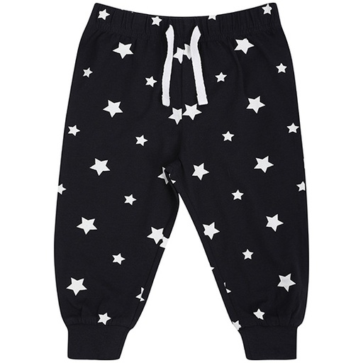 Spodnie Niemowlęce LW085 - Navy & White Stars