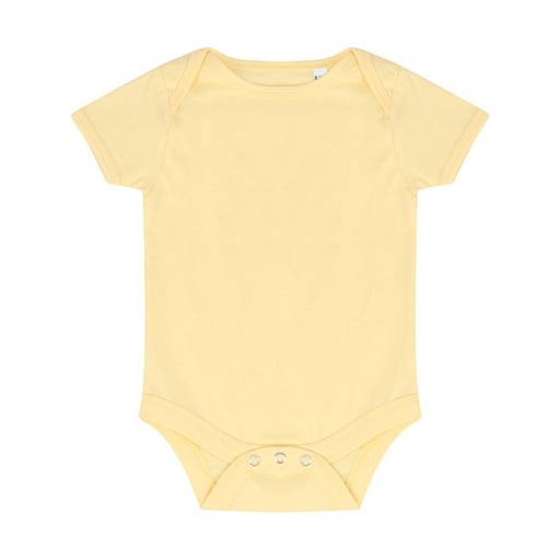 Body niemowlęce z krótkim rękawem LW500 - Pale Yellow