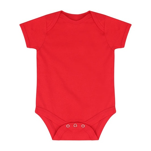 Body Krótki Rękaw Bawełniane LW500 - Red