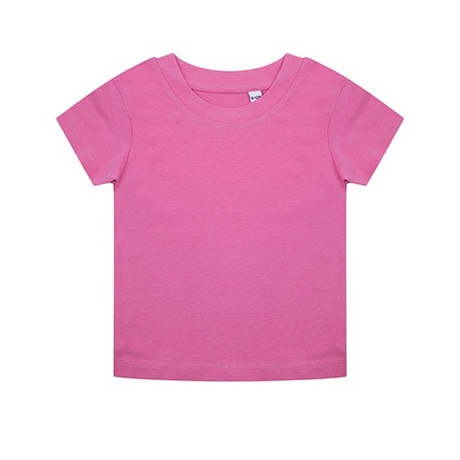 T-shirt z bawełny, krótki rękaw LW620 - Bright Pink