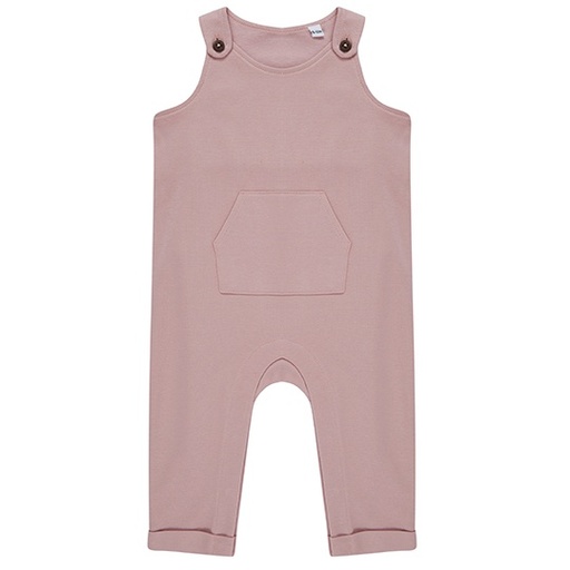 Ogrodniczki Dzieciece Bawelna Organiczna Interlock LW651 - Soft Pink