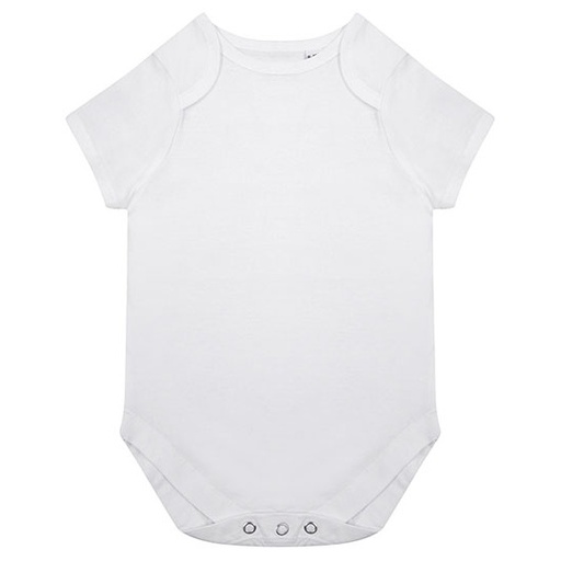 Body Niemowlece Krotki Rekaw Bawelniane Organiczne LW655 - White