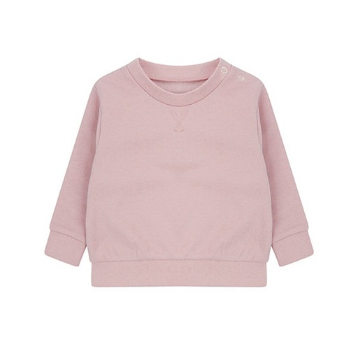 Bluza Dziecieca Dlugi Rekaw Regenerowana Bawelna LW800 - Soft Pink
