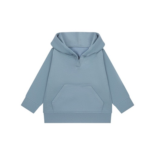 Bluza Dziecieca z Kapturem Regenerowana Bawelna Poliester Recykling LW802 - Stone Blue