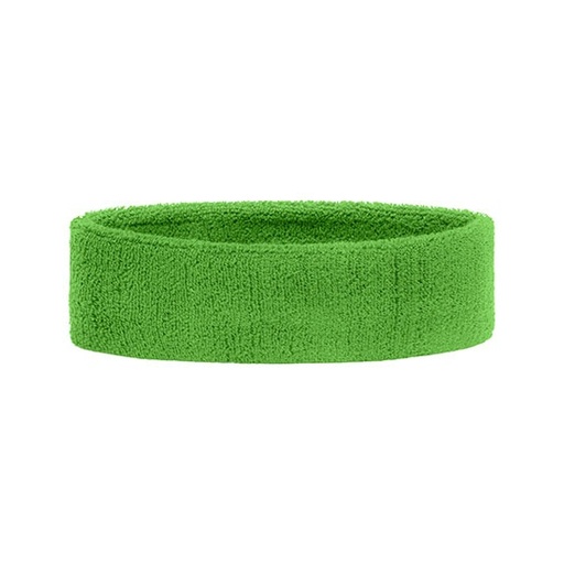 Opaska frotté na głowę MB042 - Lime Green