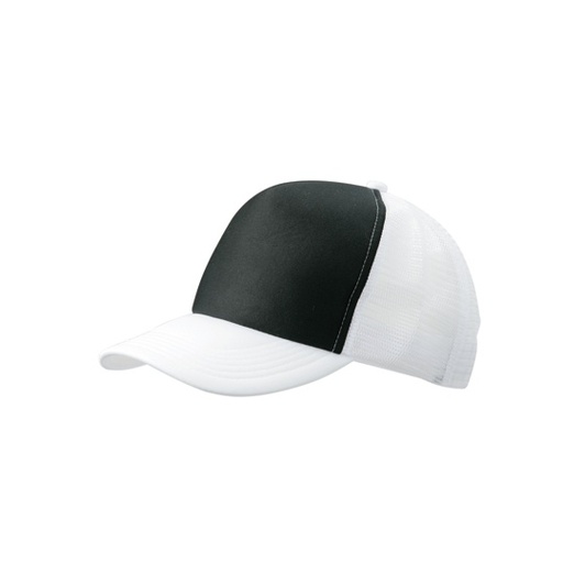 5-panelowa czapka snapback MB070 - Black & White