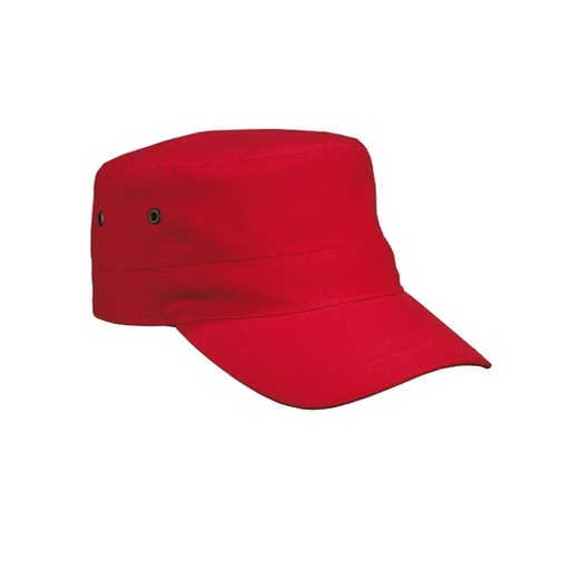 [MB095-1000128560] Czapka Wojskowa Bawełniana MB095 - Red