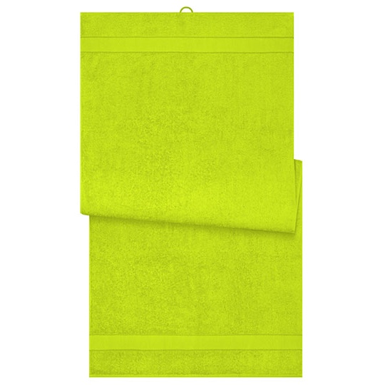 Ręcznik kąpielowy bawełniany 100×150 cm - Acid Yellow