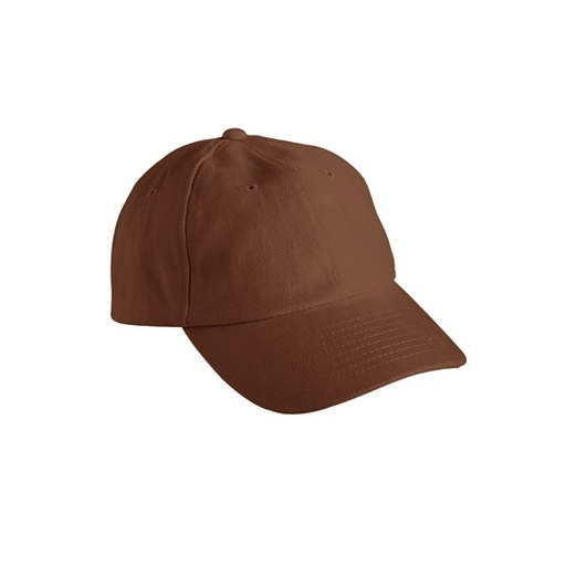 Czapka 6-panelowa Bawelniana MB6111 - Dark Brown