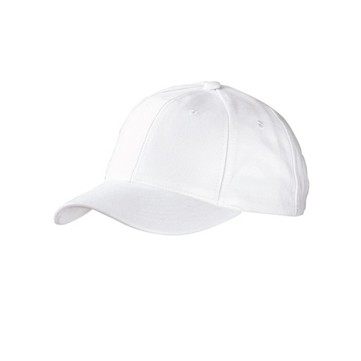 [MB6128-1000128688] Czapka 6-Panel Bawełniana MB6128 - White