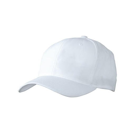 Czapka 6 Panelowa Klasyczna MB6183 - White