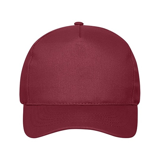 [MB6237-1000304409] Czapka 5-panelowa MB6237 - Burgundy