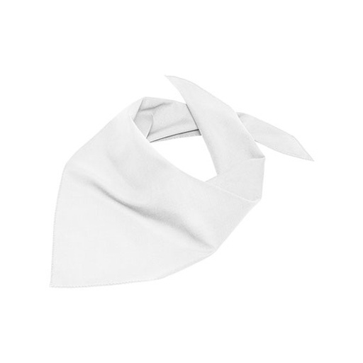 [MB6524-1000128832] Trójkątny szal MB6524 - White