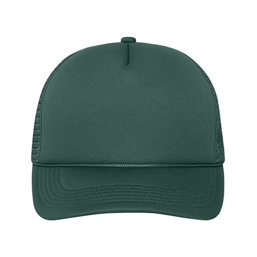 Czapka 5-Panelowa z Siatką MB6550 - Dark Green