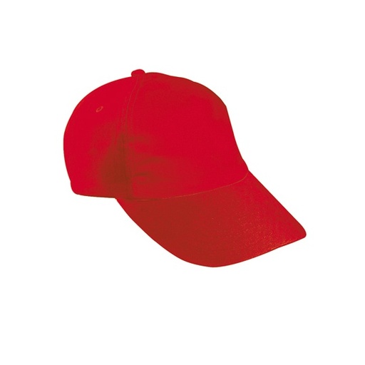 [MB7010-1000129011] Czapka dziecięca 5-panelowa MB7010 - Signal Red