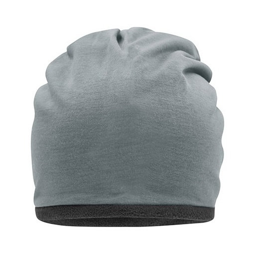 Czapka polarowa MB7131 - Grey Heather & Carbon