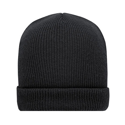 Ciepła czapka zimowa z dzianiny MB7145 - Dark Grey