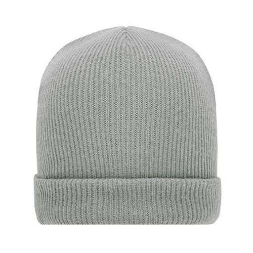 Czapka Zimowa Dzianinowa Ciepla MB7145 - Light Grey