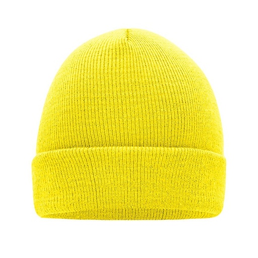 Czapka dzianinowa dwuwarstwowa MB7500 - Yellow