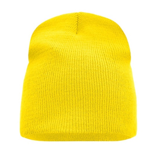 Czapka dzianinowa dwuwarstwowa MB7580 - Yellow