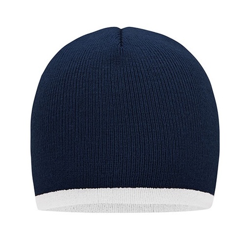 Czapka dopasowana MB7584 - Navy & White