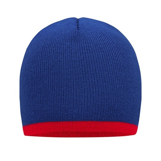 Czapka dopasowana MB7584 - Royal & Red