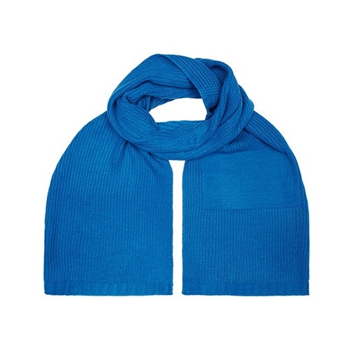 Szalik z prążkowanej dzianiny MB7995 - Royal