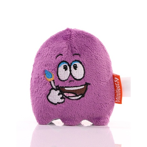 Antystresowa pluszowa maskotka z mikrofibrą MBW160939 - Purple