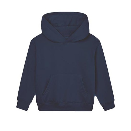 Bluza Dziecieca z Kapturem Bawelna Organiczna Poliester Recykling MK04 - Navy