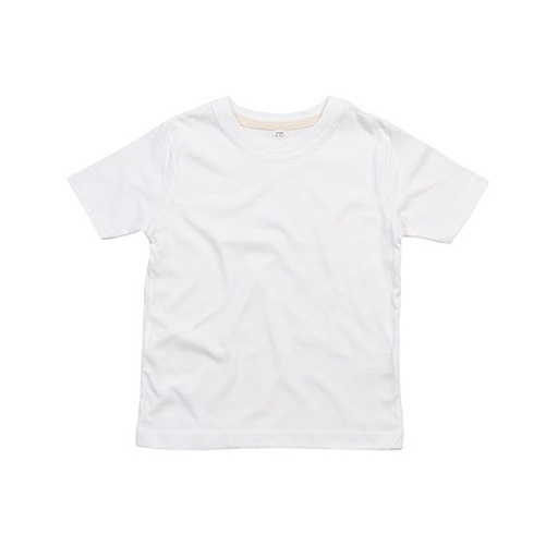 Koszulka Dziecięca Klasyczna Bawełniana MK15 - White & Organic Natural