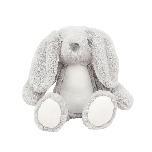 Maskotka pluszowa z białym brzuszkiem MM060 - Bunny Grey