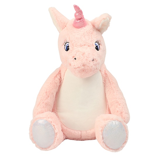 Pluszowy Jednorożec z Zamkiem - Pink