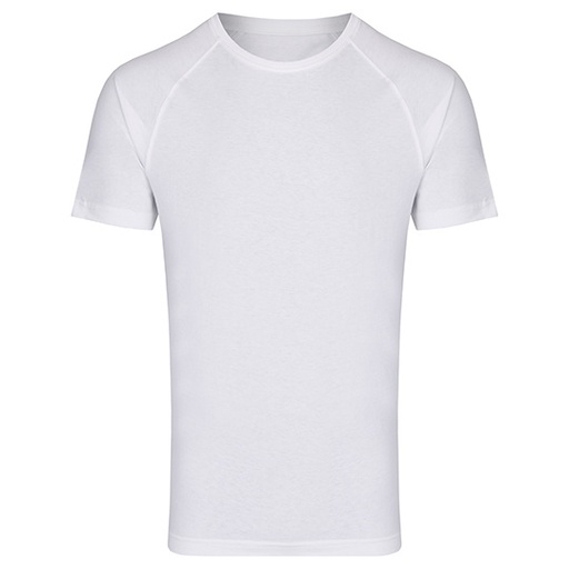 Koszulka Meska Raglanowa Bawelniana Klasyczna MY110 - White & White