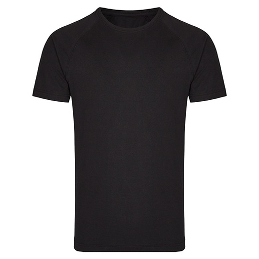 Koszulka Męska Raglanowa Bawełniana Klasyczna MY110 - Black & Black