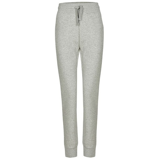 Damskie spodnie dresowe z kieszenią na zamek MY1120 - Heather Grey